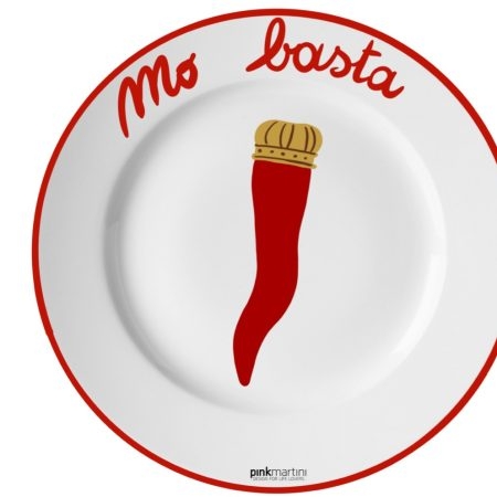 Tovaglietta americana rotonda MO BASTA