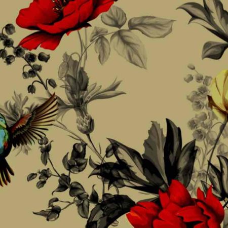 Tappeto Polivinile Colibrì Beige