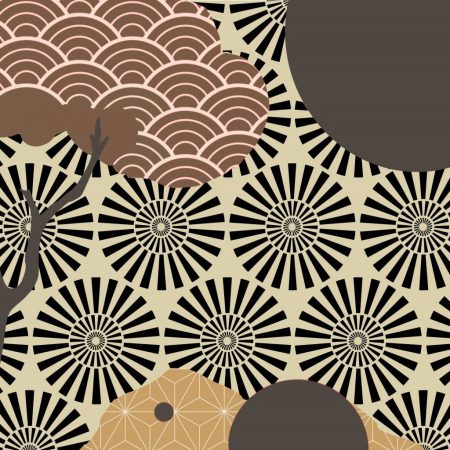 Tappeto Polivinile Kyoto Brown