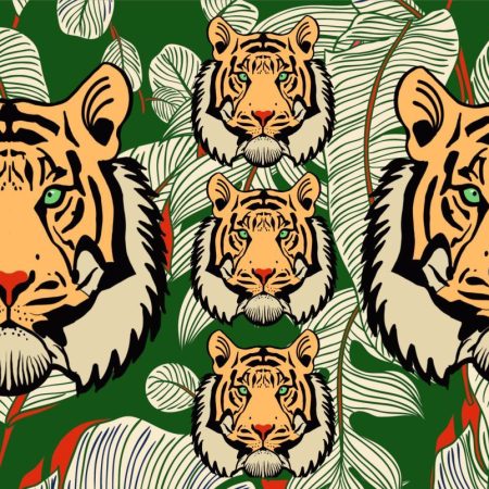 Tappeto Polivinile Tigre