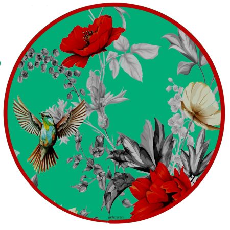 Tovaglietta Americana Rotonda Colibrì Tiffany