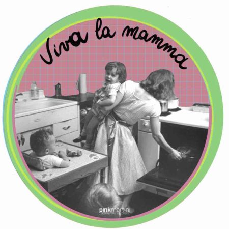Tovaglietta americana rotonda VIVA LA MAMMA