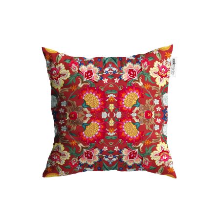 Cuscino Quadrato India Fragola