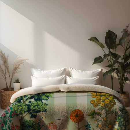 Coperta Sherpa Airone Pastello