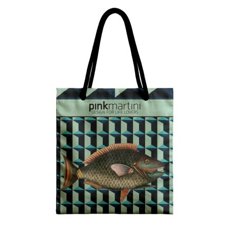 Borsa Shopper Pesce Pattern