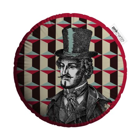 Cuscino Rotondo Gentleman