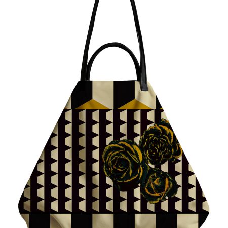 Borsa Ika Rose Gialle Pattern