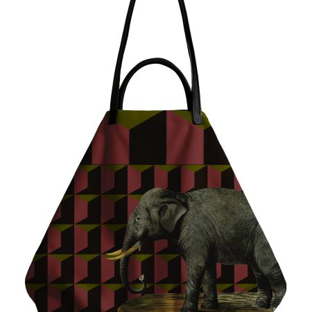 Borsa Ika Elefante Pattern Blush