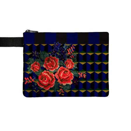 Borsa Cochina Rosa Punto Croce Pattern
