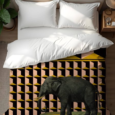 Copripiumino Elefante Pattern
